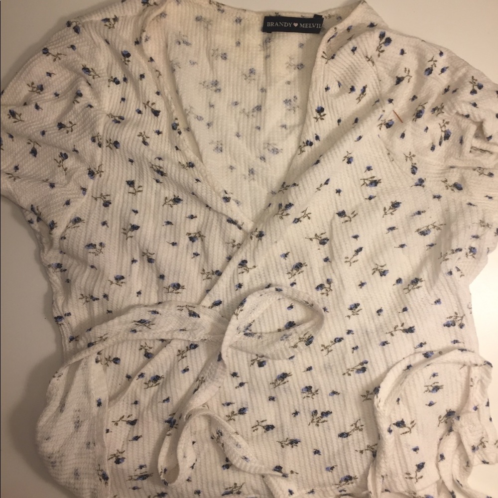 brandy wrap top